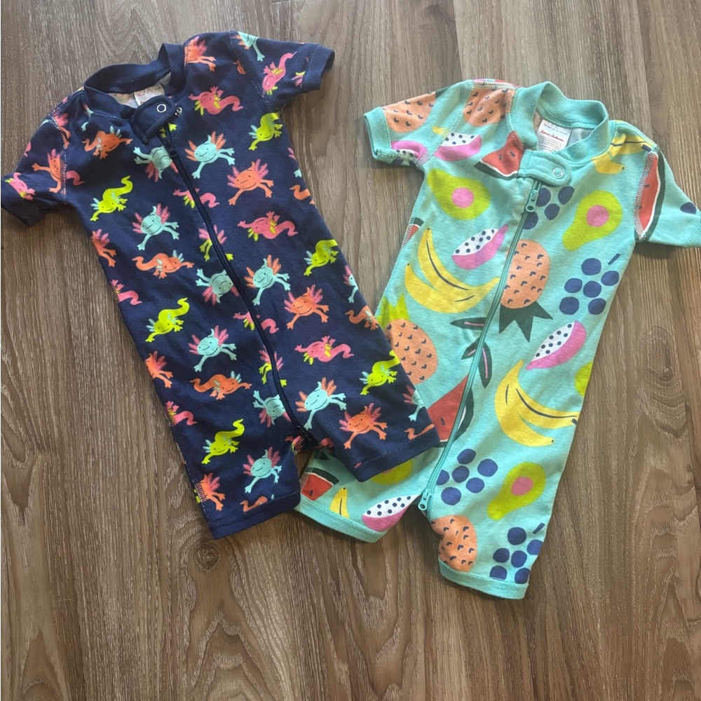 Hanna Anderson Baby 2-Way Zip Shortie Sleeper